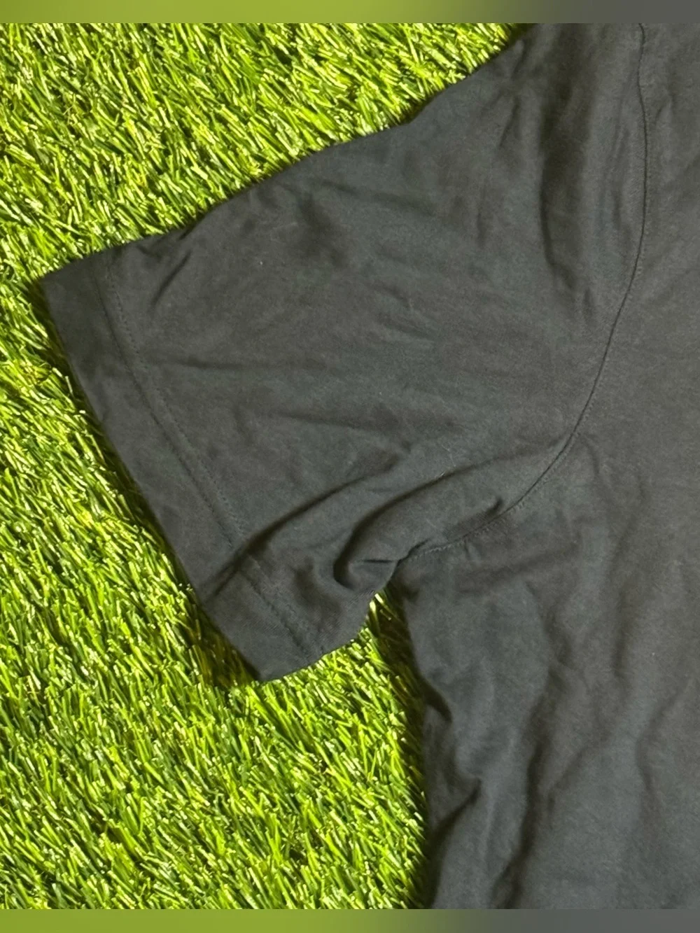 adidas Navy Short-Sleeve Originals Logo Tee with Yellow Accents - Picture 4 of 5